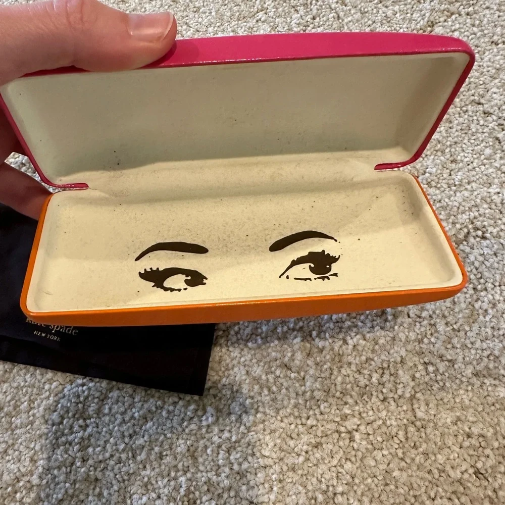 Kate Spade Black and Gold Glasses